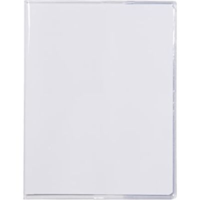 Calligraphe 73100C Un Protège-Cahier Cristalux Incolore 17x22 cm 22/100ème avec Rabats Marque-Pages PVC Transparent Lisse - Publicité Calligraphe 73100C Un Protège-Cahier Cristalux Incolore 17x22 cm 22/100ème avec Rabats Marque-Pages PVC Transparent Lisse - Publicité