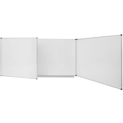 Bi-Office Tableau triptyque blanc émaillé Trio Maya NF 100 x 200 cm - Publicité Bi-Office Tableau triptyque blanc émaillé Trio Maya NF 100 x 200 cm - Publicité