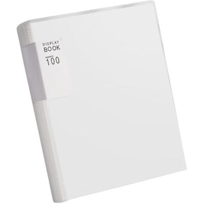 Hrtyvhin Classeur de présentation à 100 poches avec pochettes transparentes pour la gestion des documents - Publicité Hrtyvhin Classeur de présentation à 100 poches avec pochettes transparentes pour la gestion des documents - Publicité