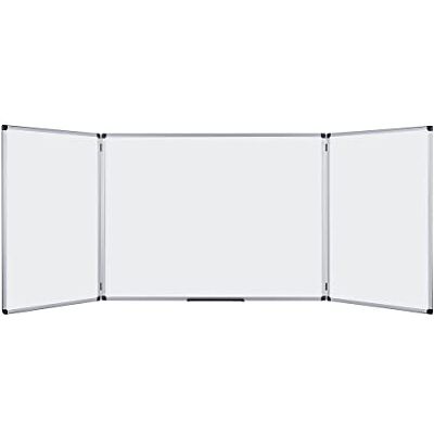 Bi-Office Tableau triptyque blanc laqué Trio Maya 60 x 90 cm - Publicité Bi-Office Tableau triptyque blanc laqué Trio Maya 60 x 90 cm - Publicité