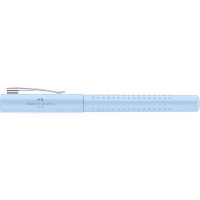 Faber-Castell Stylo plume GRIP 2010, plume M, Sky Blue - Publicité Faber-Castell Stylo plume GRIP 2010, plume M, Sky Blue - Publicité