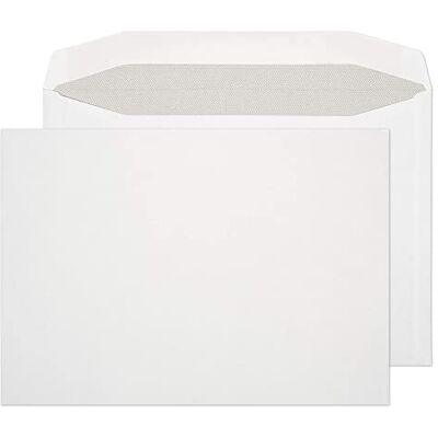 Blake Everyday enveloppe C4 (22.9 x 32.4cm) lot de 250 unités 100 GSM enveloppes blanches gommées certifié PEFC et écologique pack múltiple papeterie Modèle 37709 - Publicité Blake Everyday enveloppe C4 (22.9 x 32.4cm) lot de 250 unités 100 GSM enveloppes blanches gommées certifié PEFC et écologique pack múltiple papeterie Modèle 37709 - Publicité