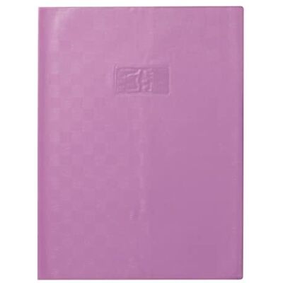 Calligraphe 71306C Un Protège-Cahier Grain Madras Violet 24x32 cm 22/100ème avec Porte-Étiquette et Marque-Pages PVC Opaque - Publicité Calligraphe 71306C Un Protège-Cahier Grain Madras Violet 24x32 cm 22/100ème avec Porte-Étiquette et Marque-Pages PVC Opaque - Publicité
