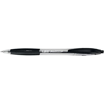 BIC Stylo bille Rétractable ATLANTIS CLASSIC Pte Moy. 1 mm Noir - Publicité BIC Stylo bille Rétractable ATLANTIS CLASSIC Pte Moy. 1 mm Noir - Publicité