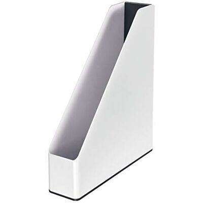 Leitz 53621095 Porte-Revues, A4, WOW, Dual, Blanc/Noir - Publicité Leitz 53621095 Porte-Revues, A4, WOW, Dual, Blanc/Noir - Publicité