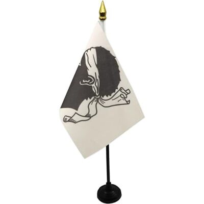 AZ FLAG Mini Drapeau Corse De Table 15x10 cm Drapeau Corse De Bureau 100% Polyester Avec Hampe Pointe Dorée 25cm - Publicité AZ FLAG Mini Drapeau Corse De Table 15x10 cm Drapeau Corse De Bureau 100% Polyester Avec Hampe Pointe Dorée 25cm - Publicité