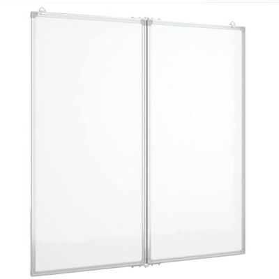 vidaXL Tableau blanc magnétique pliable 80x80x1,7 cm aluminium, tableau blanc pliable, tableau blanc pliable effaçable à sec, tableau blanc magnétique effaçable à sec - Publicité vidaXL Tableau blanc magnétique pliable 80x80x1,7 cm aluminium, tableau blanc pliable, tableau blanc pliable effaçable à sec, tableau blanc magnétique effaçable à sec - Publicité