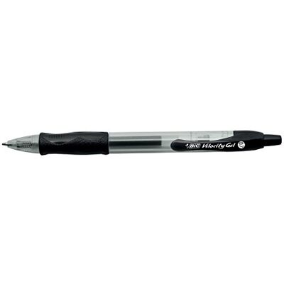 BIC stylo gel à pression- ® gel velocity ® 0,35 mm (noir) - Publicité BIC stylo gel à pression- ® gel velocity ® 0,35 mm (noir) - Publicité