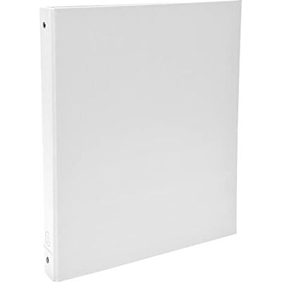 Exacompta réf. 51378E 1 Classeur rigide rembordé PP 4 anneaux ronds diamètre 30 mm Dos 40 mm Dimensions extérieures : 32 x 26 cm Format à classer A4 Coloris : blanc - Publicité Exacompta réf. 51378E 1 Classeur rigide rembordé PP 4 anneaux ronds diamètre 30 mm Dos 40 mm Dimensions extérieures : 32 x 26 cm Format à classer A4 Coloris : blanc - Publicité