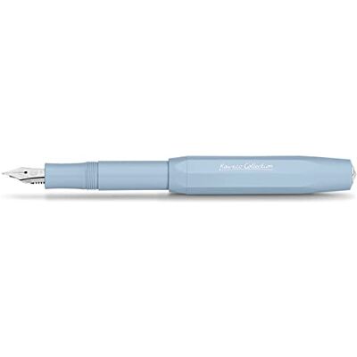 Kaweco Collection Stylo-plume pour cartouches d'encre avec plume en acier de qualité supérieure Bleu mellow 13 cm Largeur de plume moyenne - Publicité Kaweco Collection Stylo-plume pour cartouches d'encre avec plume en acier de qualité supérieure Bleu mellow 13 cm Largeur de plume moyenne - Publicité