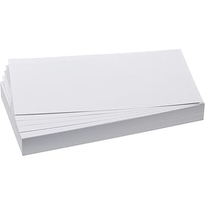 Franken GmbH UMZ 1020 09 Lot de 500 cartes de présentation rectangulaires Blanc 9,5 x 20,5 cm - Publicité Franken GmbH UMZ 1020 09 Lot de 500 cartes de présentation rectangulaires Blanc 9,5 x 20,5 cm - Publicité