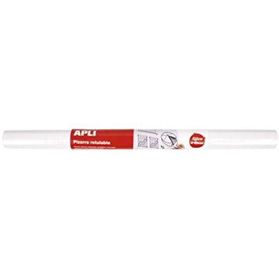 Apli 100359 Rouleau adhésif tableau blanc 0,675 x 1 m Tableau blanc adhésif effaçable - Publicité Apli 100359 Rouleau adhésif tableau blanc 0,675 x 1 m Tableau blanc adhésif effaçable - Publicité