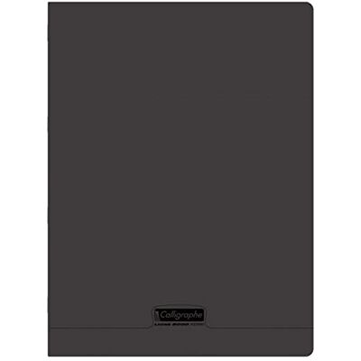 Calligraphe 18480C Un Cahier Agrafé Noir (une Marque de Clairefontaine) 24x32 cm 48 Pages Grands Carreaux Papier Blanc 90 g Couverture Polypro Transparent - Publicité Calligraphe 18480C Un Cahier Agrafé Noir (une Marque de Clairefontaine) 24x32 cm 48 Pages Grands Carreaux Papier Blanc 90 g Couverture Polypro Transparent - Publicité