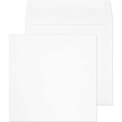 Blake Everyday enveloppe (17 x 17cm) 500 unités 100 GSM enveloppes blanches à bande protectrice certifié PEFC et écologique enveloppe mariage enveloppes carrées Modèle 0170PS - Publicité Blake Everyday enveloppe (17 x 17cm) 500 unités 100 GSM enveloppes blanches à bande protectrice certifié PEFC et écologique enveloppe mariage enveloppes carrées Modèle 0170PS - Publicité