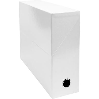 Exacompta Boîte Transfert Iderama Papier A4 Dos 90 mm Blanc - Publicité Exacompta Boîte Transfert Iderama Papier A4 Dos 90 mm Blanc - Publicité