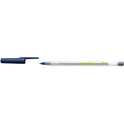 BIC 36134 Ecolutions Round Stic Stylo-bille écriture moyenne encre classique recyclé économique corps fin 0,5 mm Bleu - Publicité BIC 36134 Ecolutions Round Stic Stylo-bille écriture moyenne encre classique recyclé économique corps fin 0,5 mm Bleu - Publicité