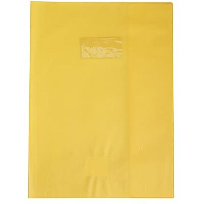 Calligraphe Protège-cahier Grain Cuir 20/100ème 24x32 jaune soleil - Publicité Calligraphe Protège-cahier Grain Cuir 20/100ème 24x32 jaune soleil - Publicité