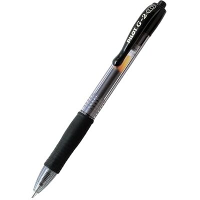 PILOT Stylo bille G2 rétractable 1 mm noir - Publicité PILOT Stylo bille G2 rétractable 1 mm noir - Publicité