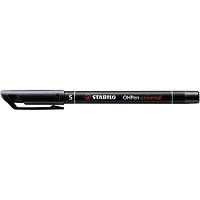Marker Permanent STABILO OHPen Noir - Pack de 10 - Publicité Marker Permanent STABILO OHPen Noir - Pack de 10 - Publicité