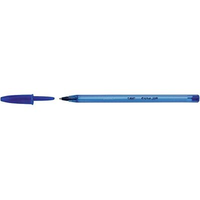 BIC Lot de 10 Stylos bille CRISTAL SOFT Pointe Moyenne 1,2 mm Encre Bleue - Publicité BIC Lot de 10 Stylos bille CRISTAL SOFT Pointe Moyenne 1,2 mm Encre Bleue - Publicité
