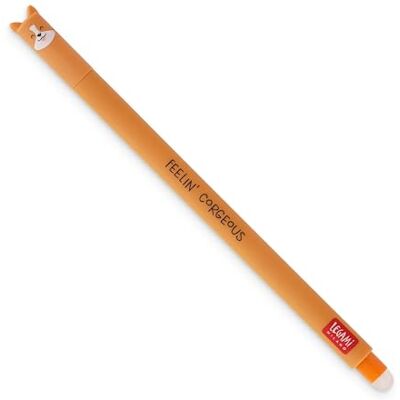LEGAMI Stylo gel effaçable, avec bille sur l'extrémité pour effacer l'encre sans abimer la feuille, encre noire thermosensible, pointe Ø 0,7 mm, thème panda - Publicité LEGAMI Stylo gel effaçable, avec bille sur l'extrémité pour effacer l'encre sans abimer la feuille, encre noire thermosensible, pointe Ø 0,7 mm, thème panda - Publicité