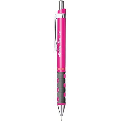 Rotring Tikky Portemine Hb 0,5 mm corps Rose néon - Publicité Rotring Tikky Portemine Hb 0,5 mm corps Rose néon - Publicité