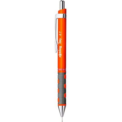 Rotring Tikky Portemine Hb 0,7 mm corps Orange néon - Publicité Rotring Tikky Portemine Hb 0,7 mm corps Orange néon - Publicité