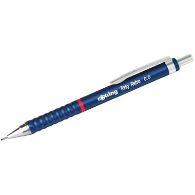 Rotring Porte-mines Tikky Retro, 0,5 mm, bleu - Publicité Rotring Porte-mines Tikky Retro, 0,5 mm, bleu - Publicité