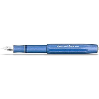 Kaweco Al Sport Stylo plume, bleu pierre délavée, taille M - Publicité Kaweco Al Sport Stylo plume, bleu pierre délavée, taille M - Publicité