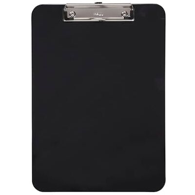 MAUL Porte bloc plastique avec pince métallique Format A 4 pratique: avec patte d'accrochage 2340590 noir - Publicité MAUL Porte bloc plastique avec pince métallique Format A 4 pratique: avec patte d'accrochage 2340590 noir - Publicité