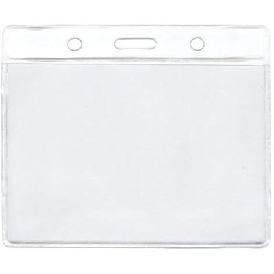 CKB LTD Lot De 50 claire horizontal porte badge transparent en plastique porte-cartes etanche pour d'identité étiquette pour nom, Carte École D'étudiant, Carte de Visite 118 x 110mm Holds 115 x 95mm - Publicité CKB LTD Lot De 50 claire horizontal porte badge transparent en plastique porte-cartes etanche pour d'identité étiquette pour nom, Carte École D'étudiant, Carte de Visite 118 x 110mm Holds 115 x 95mm - Publicité