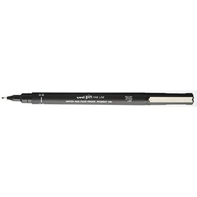 uni-ball Feutre technique à Pointe calibrée 0,8mm Encre de pigmentation Résistant à l'eau Noir - Publicité uni-ball Feutre technique à Pointe calibrée 0,8mm Encre de pigmentation Résistant à l'eau Noir - Publicité