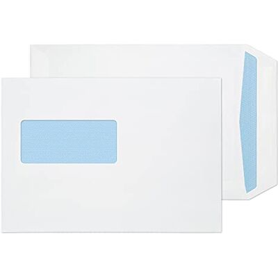 Blake Purely Everyday 90 g/m ² Format C5 229 mm x 162 mm, poche fenêtre et Patte autocollante Lot de 500 enveloppes Blanc) - Publicité Blake Purely Everyday 90 g/m ² Format C5 229 mm x 162 mm, poche fenêtre et Patte autocollante Lot de 500 enveloppes Blanc) - Publicité