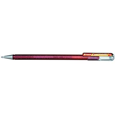 Pentel Lot de 12 K110 Hybrid Dual Metallic Roller gel métallisé effet 2 couleurs Orange/Jaune Métallique - Publicité Pentel Lot de 12 K110 Hybrid Dual Metallic Roller gel métallisé effet 2 couleurs Orange/Jaune Métallique - Publicité