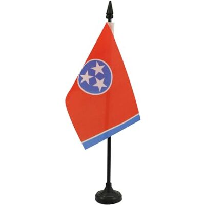 AZ FLAG Drapeau De Table Tennessee 15x10 cm Mini Drapeau De L'État Américain Du Tennessee De Bureau 100% Polyester Avec Hampe De 25cm Et Socle En Plastique Noir - Publicité AZ FLAG Drapeau De Table Tennessee 15x10 cm Mini Drapeau De L'État Américain Du Tennessee De Bureau 100% Polyester Avec Hampe De 25cm Et Socle En Plastique Noir - Publicité