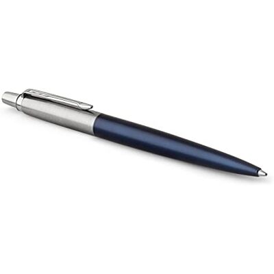 Parker Jotter stylo bille bleu roi pointe moyenne encre bleue coffret cadeau - Publicité Parker Jotter stylo bille bleu roi pointe moyenne encre bleue coffret cadeau - Publicité