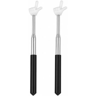 LeGeYo Lot de 2 pointeurs télescopiques, baguette enseignant inox, pointeur doigt 68 cm pour tableau, whiteboard et présentation - Publicité LeGeYo Lot de 2 pointeurs télescopiques, baguette enseignant inox, pointeur doigt 68 cm pour tableau, whiteboard et présentation - Publicité