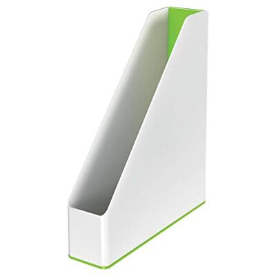 Leitz Porte-Revues A4, WOW, Bicolore Blanc/Vert, 53621054 - Publicité Leitz Porte-Revues A4, WOW, Bicolore Blanc/Vert, 53621054 - Publicité