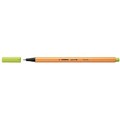 STABILO Point 88 Marqueur Fineliner Vert Citron - Fineliner - Publicité STABILO Point 88 Marqueur Fineliner Vert Citron - Fineliner - Publicité
