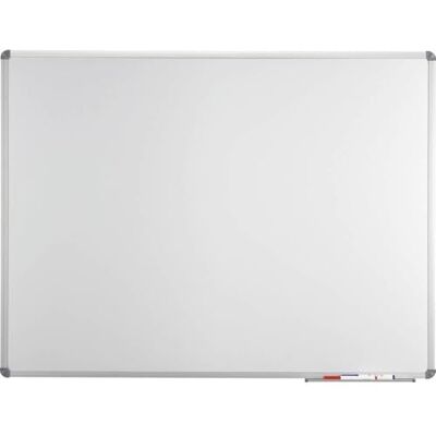 MAUL Tableau blanc standard 60x90 cm cadre aluminium Écriture fluide, effaçage à sec, aimantable, fixation murale facile, formats portrait et paysage, rail pour stylos - Publicité MAUL Tableau blanc standard 60x90 cm cadre aluminium Écriture fluide, effaçage à sec, aimantable, fixation murale facile, formats portrait et paysage, rail pour stylos - Publicité