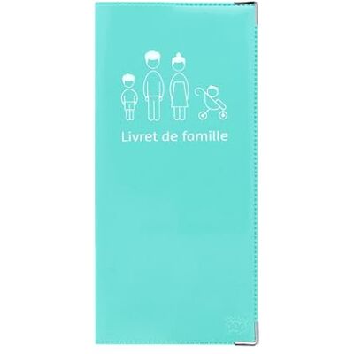 Color Pop Protège livret de famille Fabrication française – PVC vernis (Vert d'eau) – 22 x 10,5 cm - Publicité Color Pop Protège livret de famille Fabrication française – PVC vernis (Vert d'eau) – 22 x 10,5 cm - Publicité