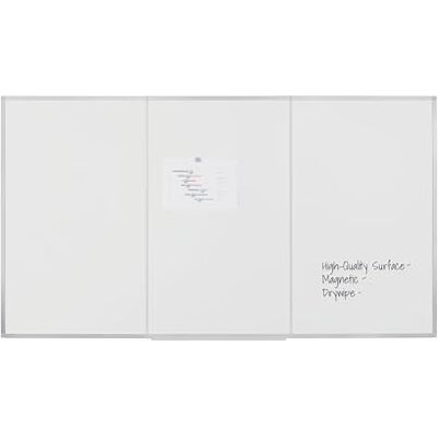 Bi-Office Outsize Tableau Blanc Magnétique Modulaire, 180 x 100 cm, Surface en Acier Laqué, Cadre en Aluminium - Publicité Bi-Office Outsize Tableau Blanc Magnétique Modulaire, 180 x 100 cm, Surface en Acier Laqué, Cadre en Aluminium - Publicité