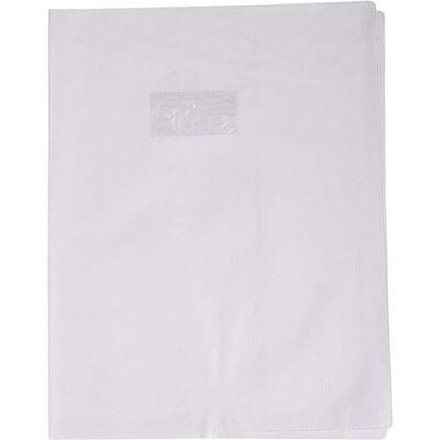 Calligraphe Lot de 10 Protège-cahiers synthétique 20/100ème 24x32 Blanc - Publicité Calligraphe Lot de 10 Protège-cahiers synthétique 20/100ème 24x32 Blanc - Publicité