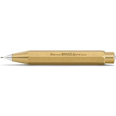 Kaweco Brass Sport crayon mécanique Laiton 0,7 mm MATITA 0,7 MMIl modello Sport venne introdotto da nel lontano 1935 , in celluloide con sezione trasparente e caricam - Publicité Kaweco Brass Sport crayon mécanique Laiton 0,7 mm MATITA 0,7 MMIl modello Sport venne introdotto da nel lontano 1935 , in celluloide con sezione trasparente e caricam - Publicité