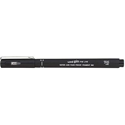 uni-ball stylo broches 0,3 mm – Noir (Lot de 12) - Publicité uni-ball stylo broches 0,3 mm – Noir (Lot de 12) - Publicité