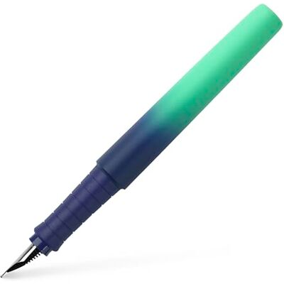 Faber-Castell Stylo plume Poly Pen Buzzing Blue, plume M - Publicité Faber-Castell Stylo plume Poly Pen Buzzing Blue, plume M - Publicité