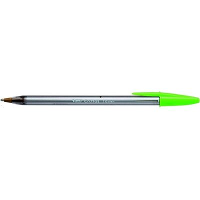 BIC Cristal Fun Stylos-Bille Pointe Large (1,6 mm) Vert Citron, Boîte de 20 - Publicité BIC Cristal Fun Stylos-Bille Pointe Large (1,6 mm) Vert Citron, Boîte de 20 - Publicité