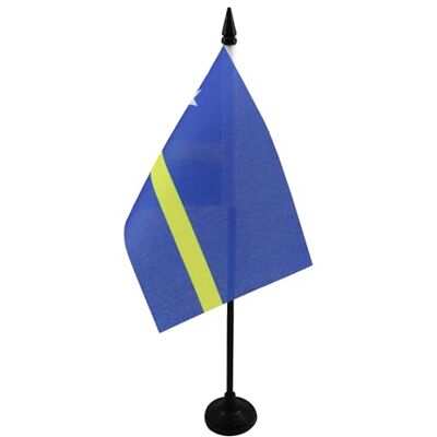 AZ FLAG Drapeau De Table Curaçao 15x10 cm Mini Drapeau Hollandais De Bureau 100% Polyester Avec Hampe De 25cm Et Socle En Plastique Noir - Publicité AZ FLAG Drapeau De Table Curaçao 15x10 cm Mini Drapeau Hollandais De Bureau 100% Polyester Avec Hampe De 25cm Et Socle En Plastique Noir - Publicité