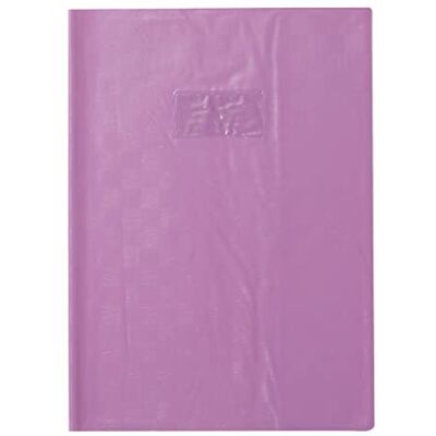 Calligraphe 71206C Un Protège-Cahier Grain Madras Violet A4 21x29,7 cm 22/100ème avec Porte-Étiquette et Marque-Pages PVC Opaque - Publicité Calligraphe 71206C Un Protège-Cahier Grain Madras Violet A4 21x29,7 cm 22/100ème avec Porte-Étiquette et Marque-Pages PVC Opaque - Publicité
