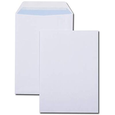 GPV Boite de 500 Pochettes Format C5 (162x229 mm), sans fenêtre, qualité papier blanc : 90 g/m2 Certifié PEFC - Publicité GPV Boite de 500 Pochettes Format C5 (162x229 mm), sans fenêtre, qualité papier blanc : 90 g/m2 Certifié PEFC - Publicité
